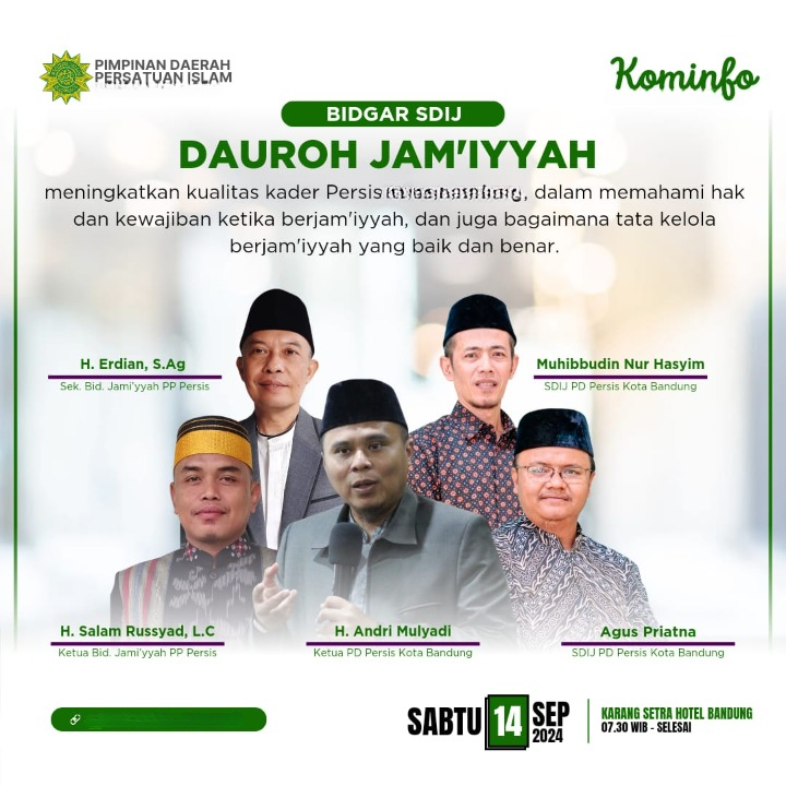 Dauroh Jamiyyah SDIJ PD PERSIS Kabupaten Bandung